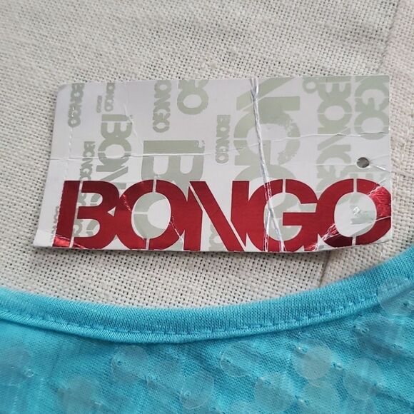 Y2K BONGO Top Juniors XL Sizzler Sol Flyaway Sequin Racerback Tank Deadstock NWT - Picture 4 of 8